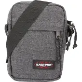 Eastpak EK04577H, Schultertasche, Reißverschluss, Gesäßtasche, Fronttasche, Dokumententasche, Reißverschlusstasche, Erwachsener, Schwarz, Grau