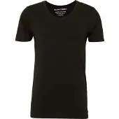 Jack & Jones T-Shirt "SLIM- FIT BASIC TEE V-NECK" mit V-Ausschnitt