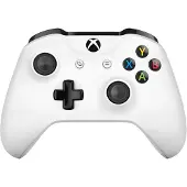 Microsoft Gaming-Pad, Kabellos, Bluetooth, Xbox One, Xbox One S, PC, Farbe: Weiß