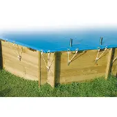 Ubbink Winter- und Sicherheitsplane - 550g - 350x650 cm - Norm NF P 90-308