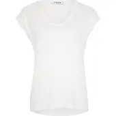 Pieces T-Shirt Billo 17078732 Weiß Loose Fit 40