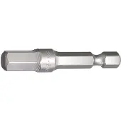 Stahlwille Bit-Schraubendrehereinsatz 8mm Außen-6kant nullmm L.50mm