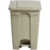 Jantex Küchenpedaleimer Beige 65L