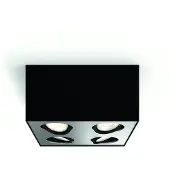 Philips WarmGlow LED Box Decken-/Wandspot, 4x, Strahler Oberflächenbeleuchtung, Nicht austauschbare(s) Leuchtmittel, 4 Glühbirne(n), LED, 18 W, 2700 K