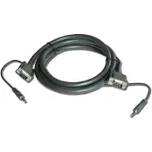 Kramer Electronics C-GMA/GMA-15, 4,6 m, VGA (D-Sub), VGA (D-Sub), Männlich, Männlich, Schwarz