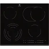 Electrolux EHF6547FXK, Schwarz, Integriert, Keramik, 4 Zone(n), 4 Zone(n), Köcheln