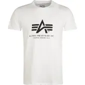 Alpha industries T-Shirt "Basic BL T-Shirt", Herren, Gr. M, weiß, Shell: 100% Cotton, Shirts T-Shirt