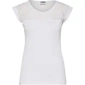 Urban Classics Kurzarmshirt "Damen Ladies Top Laces Tee" 1 Stk.