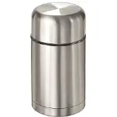 Mato Doppelwandiger Isolierbehälter aus mattiertem Edelstahl Thermoskanne für Essen Suppen, Speise Lunchbox – 10 cm Ø / 17 cm Höhe, 600 ml