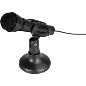 Media-Tech MT393, Interview-Mikrofon, -67 dB, 100 - 16000 Hz, Verkabelt, 3,5 mm (1/8), Schwarz