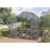Pergart Vitavia, Aktionsangebot (inkl. 100 Euro Zubehör): Gewächshaus "Mars 9900", schwarz, 9,9 m², 3 mm ESG