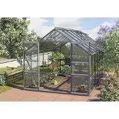 Pergart Vitavia, Aktionsangebot (inkl. 100 Euro Zubehör): Gewächshaus "Mars 11500", schwarz, 11,5 m², 3 mm ESG