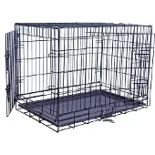 Gebr. De Boon Hundedrahtkäfig 2 Türen schwarz 91 x 55 x 65 cm - Gebr de boon
