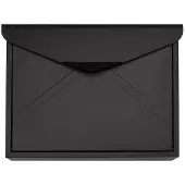 Toolland Briefkasten Verona, Wand- und Pfostenmontage, inkl. 2 Schlüssel, Maße (H x B x T) 38 x 29 x 11,5 cm, mattschwarz