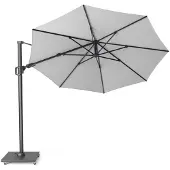 Platinum Ampelschirm Cartagena T2 350 x 350 x 262 cm inkl. Granitplatte Polyester Weiß