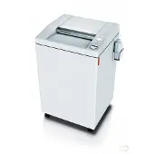 Ideal Aktenvernichter 4005 SMC, Minischnitt 0,8 x 5 mm, P-7, 165 l, 11-12 Blatt Schnittleistung, Öler, mit Rollen, Blauer Engel, grau