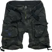 Brandit Savage Vintage Shorts Herren Baumwolle schwarz, 3XL