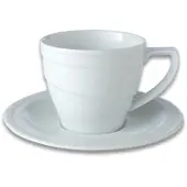 Berghoff Kaffeetasse mit Untertasse Essentials White (2-teilig)