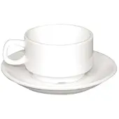 Olympia Whiteware stapelbare Espressotassen 8,5cl (12 Stück)
