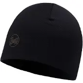 Buff Merino Thermal Hat Solid Black