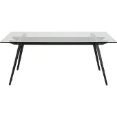 Actona Esstisch Maurane 180x90cm - schwarz