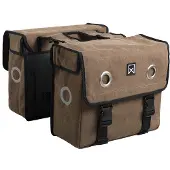 Willex Doppelte Gepäckträgertasche Canvas | Größe 30 L