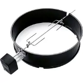 Weber Charcoal 57 Cm Rotisserie Barbecue Silber