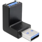 DeLOCK USB 3.0 M/F, USB 3.0, USB 3.0, Schwarz
