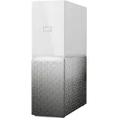 Western Digital My Cloud Home, 1-Bay NAS, 2 TB, Weiß/Silber