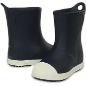 Crocs Kinder marineblaue BUMP IT leichte, rutschfeste Gummistiefel 33,5