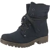 Rieker 78534-14 Schuhe Damen Stiefeletten Boots Warmfutter, Schuhgröße:36, Farbe:Blau