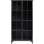 Nordal Downtown Eisenschrank - schwarz 97x44x184cm