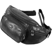The bridge Story Viaggio Gürteltasche 8001 in Nero (4.5 Liter), Bauchtasche / Gürteltasche