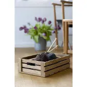 Fritz Hansen Dania Box Flat - Skagerak by , Braun / Rost, Holz