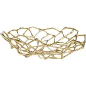 Tom Dixon Bone Schale Large Brass/Gold - , Gold / Messing, Messing