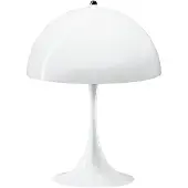 Louis Poulsen Tischlampe Panthella, weiß / opal, für Wohn- / Esszimmer, Kunststoff, Design, Tischlampe