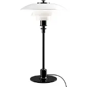Louis Poulsen PH 2/1 Tischleuchte Schwarz Metallisiert - , PH 2/1, Weiß, für Wohnzimmer, Metall, Design