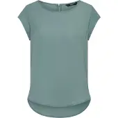 ONLY Kurzarmbluse "ONLVIC – feminines Blusenshirt in lockerer Form" Materialmix, regular fit