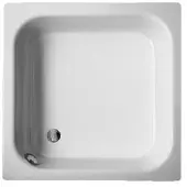 Bette BetteDelta Rechteck-Duschwanne, 800x800x280mm, 5810-001, Farbe: Pergamon