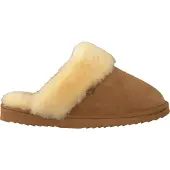 Warmbat Pantoffel Flurry Slipper Suede Cognac Damen-Schuhgröße 38