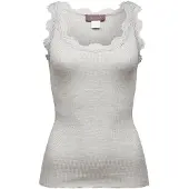Rosemunde Spitzentop "Babette Silk Top mit Seide" Vintage-Spitzenbesatz, mit Rundhalsausschnitt, hoher Seidenanteil