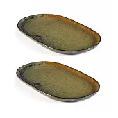 Serax - Sergio Herman - Surface Tapasteller - 25x15 cm - Indy Grey (2er Set)