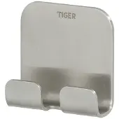 Tiger Handtuchhaken Colar RVS Edelstahl gebürstet