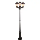 Konstsmide Firenze Standleuchte schwarz lackiertes Aluminium, klares Glas 7217-750