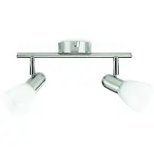 Philips Essentials Burlap Decken-/Wandspot, 2x, Strahler Oberflächenbeleuchtung, E14, 2 Glühbirne(n), LED, 220-240 V, Chrom