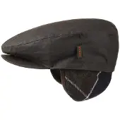 Barbour für Herren. MHA0294 Grünes Wachs-Barett (M), Lässig, Baumwolle