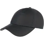 Barbour für Herren. MHA0005 Kappe Wachs schwarz (OSFA), Lässig, Bio-Baumwolle, Nachhaltig