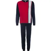 H.I.S. Pyjama "Schlafanzug für Herren" 1 Stück, 2 tlg. Schlafanzug mit breitem Streifen