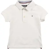 Tommy Hilfiger Poloshirt Boys Tommy KB0KB03975 S Weiß Regular Fit