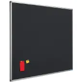 Smit Visual Schreibtischplatte schwarz - 16mm Anschlagtafel